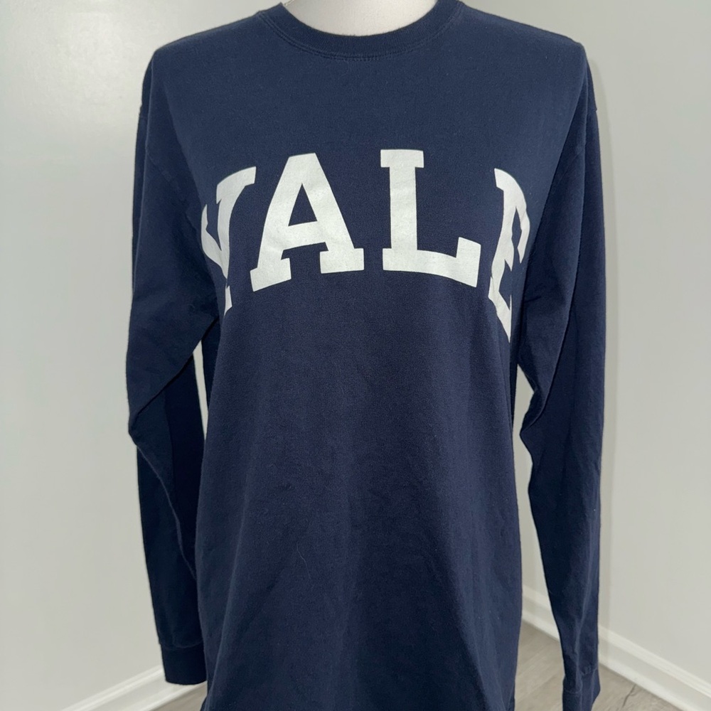 Men’s Champion YALE‎ Long Sleeve Shirt Medium